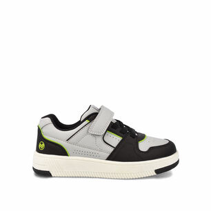 Zapatilla Ni&ntilde;o Bubblegummers Arnie Gris Claro - Blanco